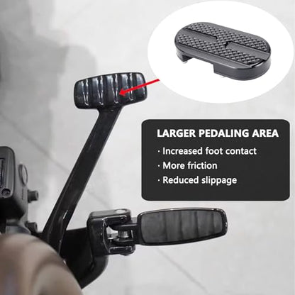Motorcycles Foot Brake Lever Pedal Enlarge Extension Rear Brake Peg Pad Extender Compatible with Harley Softail Fat Bob (FXFB) 2018-ON and 114 (FXFBS) 2018-ON