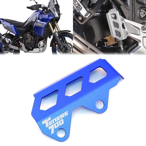 For Tenere 700 Tenere700 2023 2024 2025 Motorcycle Shift Lever Protector Rear Brake Master Cylinder Protector Accessories tenere700 (Blue) - color: Blue