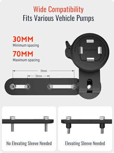 sincetop Motorcycle Brake Reservoir Mount - Series Q [ Quad ] - Brake Pump Cover Scooter/Moto Phone Holder, Quick Release Aluminum Moto Motobike Tank Cell Phone Base Stand - size: SE - Standard, style: [SE] Brake Reservoir Mount - Series Q