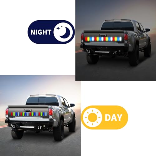 KUWSEIY 40 PCS Reflective Stickers, High Visibility Reflective Tape, Waterproof Safety Reflective Tape for Car Trailer Truck Bike Motorcycle, 1.18 x 3.15 Inch