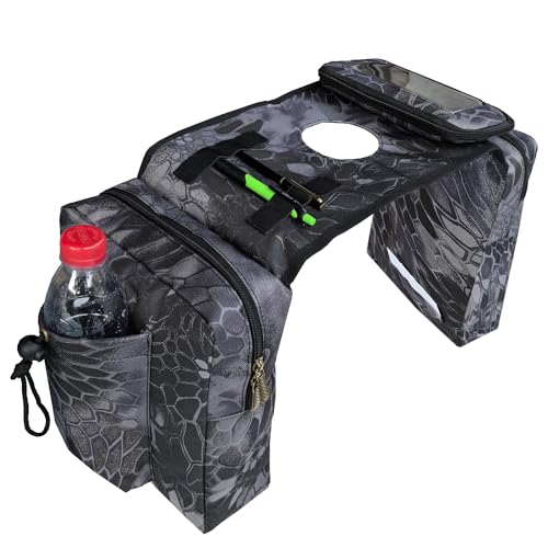 ATV Tank Bag Saddle Bag Waterproof Motorcycle Bag Compatible with Snowmobile Sportsman Scrambler FourTrax Grizzly UTV Hanging Storage Bag Phython - color: Camo Phython