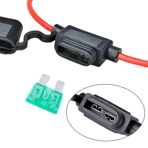 3Pcs Inline Fuse Holder Standard ATC ATO Add-a-Circuit Car Fuse Holder TAP Adapter 30A Blade Automotive Fuse Holder for Automotive Marine CFH-ILATO-PT30A - color: CFH-ILATO-PT30A