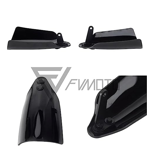Club Style Handlebar Handguards Upgrade Bracket Compatible with Harley Touring Road Glide Electra Glide Road King CVO/SE, Softail Street Bob FXBB 114 FXBBS Low Rider ST 117 FXLRST 2009+ 2026 - color: Black