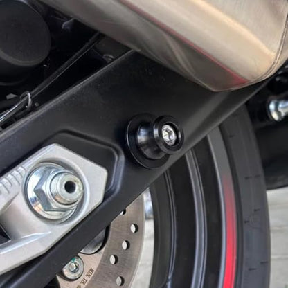 MFGZD For Honda M8 Motorcycle Swingarm Spools Slider, CNC 8MM Swingarm Spools Sliders Stand For CBR1000RR CBR600RR CBR500RR CBR400RR CBR250RR CBR900RR CBR650R CBR250RR and Other Models - size: CBR Black