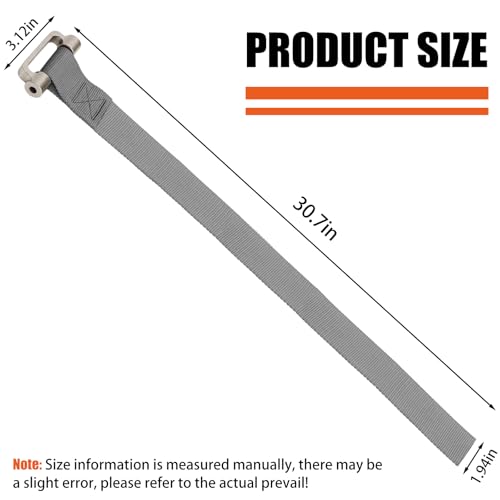 Heavy Duty Strap Filter Wrench for Oil Filter Removal - Universal Tool Fits Objects up to 6.5 Inches in Diameter - Model 60200