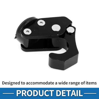 Motorcycle Handlebar Hook Helmet Gloves Luggage Hanger Motorcycle Hook Hanger Aluminum Alloy Black - color: Black