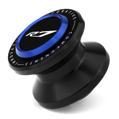 M6 Motorcycle Swingarm Spools Slider Compatible With YAMAHA YZF R7 2021 2022 2023 2024 2025 2026 | Swing Arm Stand Bobbins Screws YZF-R7 YZFR7 Accessories (black-1) - color: black-1
