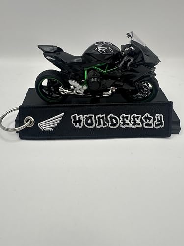 PrimeSecrets Keychains for Motorcycle, Scooter, Car, Mopes, ATV, Backpack Gift Men Women Street Racing Auto Parts Accessories - color: Hondeezy