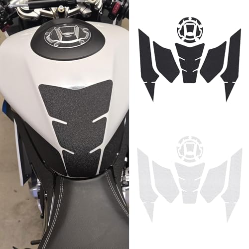 Compatible with C&F&Motor 675SR-R 675SR R 675Sr-r Accessories 2024 Motorcycle Tank Pad Decal Side Gas Knee Grip Protective Sticker Protector Anti-Skid Sticker (Black) - color: Black