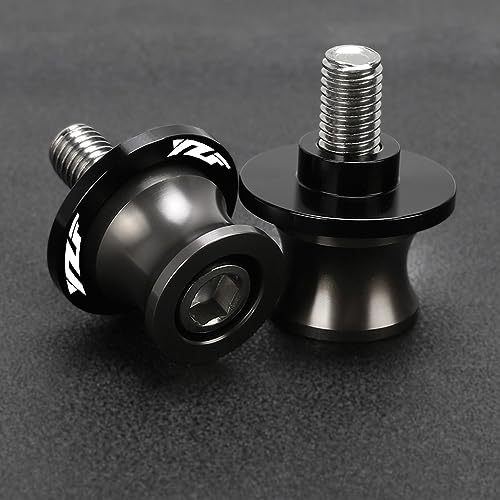 Rear Sliders Stand Screw Motorcycle Accessories 6MM Swingarm Spools Stand Screws Slider for Y&AMAHA YZF R1 R3 R7 R125 Moto Sliders Holder Equipments Parts (Color : YZF Gray) - color: YZF Gray