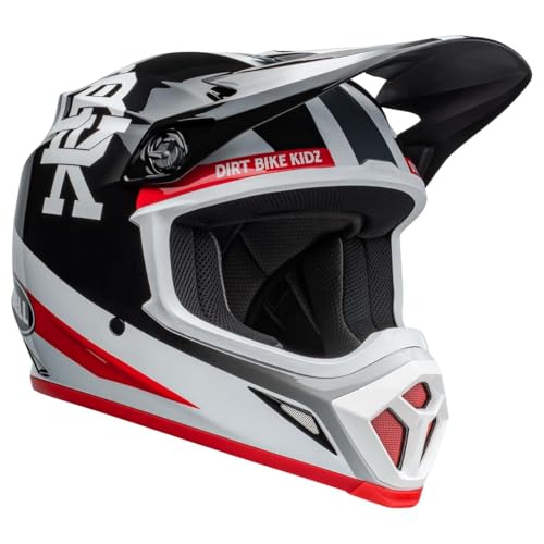 Bell Powersports MX-9 MIPS Motorcycle Helmets - color: Gloss Twitch DBK 24 Black/White, size: X-Large