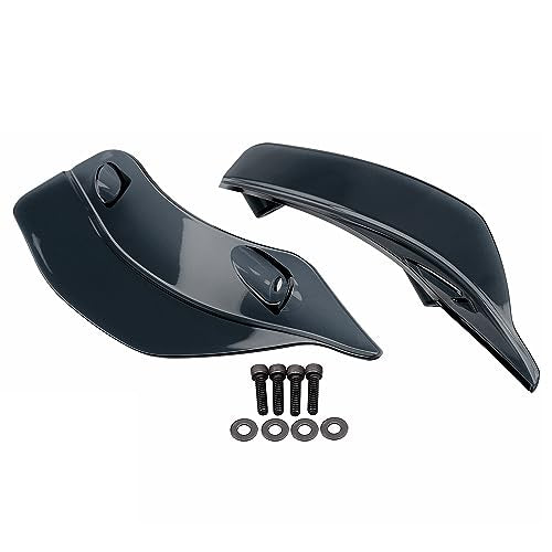 ABS Side Wind Windshield Fairing Wind Deflector for Harley Road Glide FLTRX FLTRU FLTRXS 2015-2023 Smoke - color: Smoke