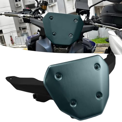 Compatible with Yamaha MT09 MT-09 MT09 SP 2024-2025 Motorcycle Wind Deflector Front Windscreen Fly Screen(Titanium) - color: Titanium