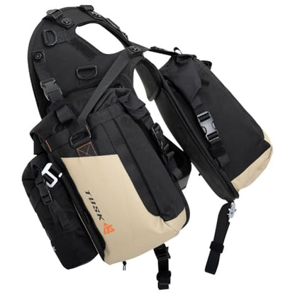 Tusk Excursion Rackless Luggage System Base Standard Heat Shield Black/Tan For Suzuki V-Strom 1000XT Adventure 2019
