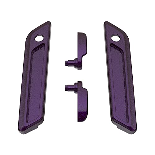 Advanblack Saddlebag Latches Covers, Lid Lifters Levers Fit for 2014+ Harley Touring Hard Saddlebags - Hard Candy Mystic Purple Flake - color: Hard Candy Mystic Purple Flake