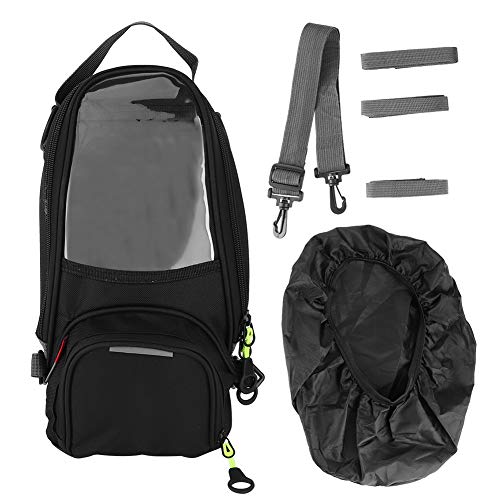 Tbest Tank Bag Motorcycle Magnetic,Bag Bags Fuel Navigation Saddlebag Large Transparent Window Motorcycle Backpack
