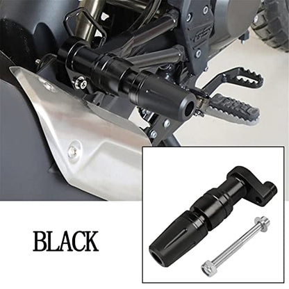 Rear Frame Slider CNC Aluminum Crash Pad Replacement for NINJA400 Z400 2018-2022 / NT1100 2022-2023 / Rebel 300 500 CMX 300 500 Motorcycle Frame Fairing Protection(Black) - color: Black
