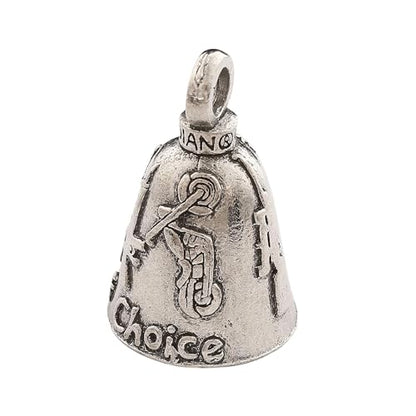 Guardian Bell Weapons of Choice Good Luck Bell w/Keyring & Black Velvet Gift Bag | Motorcycle Bell | Lead-Free Pewter | Good Luck Gift to Friends & Family | Bike Bell | Made in USA - color: Weapons of Choice