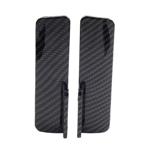 2 Pcs ABS Guard Cover Front Fork Guard Protectors YZT-FCY-01C Carbon Fiber Pattern Black For Harley-Davidson CVO Street Glide 117/121 23-25