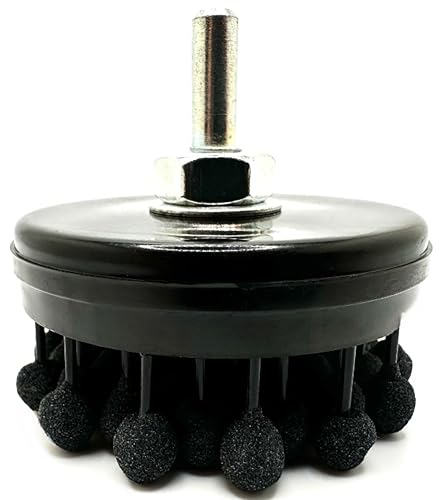 TwistFlex 2-1/2” 240 Grit Brake Rotor Hone, Flexible Ball Stones, 2.5” Medium Premium Zirconia 240 Grit, for Cross-Hatch Finishing Brake Rotors, Flywheels & Clutch Plates, Pack of 1