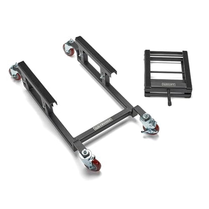 Let's Roll Cruiser Standard Package Deal Motorcycle Dolly and Lift - 1200 LB Heavy Duty Scissor Motorcycle Lift Jack & Dolly for Garage Storage, Scissor Lifts Jack and Moving Dolly - Made in The USA - style: Standard