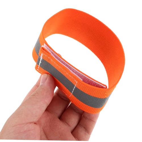 BESPORTBLE 4pcs Adjustable Elastic Bands for Night Cycling Safety for Mountain Biking and Outdoor Sports Enhanced Full Body Reflectivity
