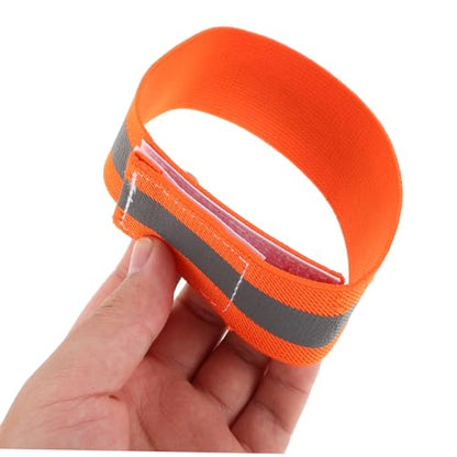 BESPORTBLE 4pcs Adjustable Elastic Bands for Night Cycling Safety for Mountain Biking and Outdoor Sports Enhanced Full Body Reflectivity