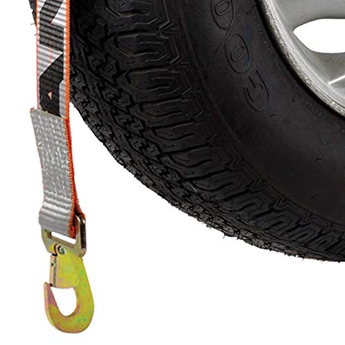 VULCAN Wheel Lift Harnesses with Snap Hooks - Bonnet Style - 2 Pack- Silver Series - 1,600 Pound Safe Working Load - size: Silver Series