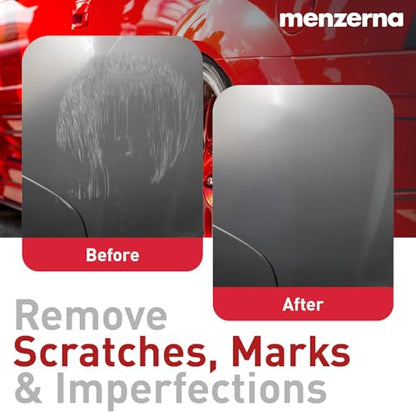 menzerna 3.5 Inch 2X Premium Polishing Pads Heavy Cut for Scratch Repair I Body Repair and Detailing Pads with Safety Edge & Velcro Attachment I Washable & Long Lasting - style: Heavy Cut Pad