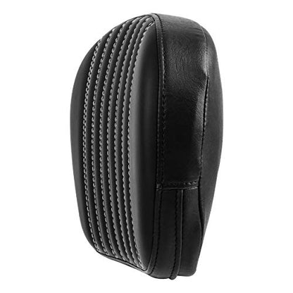Detachable Sissy Bar Backrest Pad Fits For Harley 1997-2023 Touring Road King Electra Glide Road Glide Street Glide 2018-2023 Softail Slim FLSL Low Rider FXLR - color: Style H