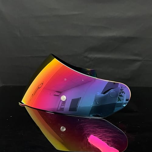 HJ-17 Helmet Visor Replacement,UV Protective Helmet Face Shield Compatible with CL-MAX II,IS-MAX BT,SY-MAX III,IS-MAX II,CL-MAX 3,C90,C91,C91N(Revo Rose Red-Day Use Only) - color: Revo Rose Red-day Use Only