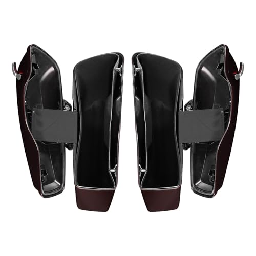HR3 Twisted Cherry Hard Saddlebags Compatible with 2018-2019 Road Glide FLTRX 2018 Street Glide Special FLHXS Ultra Limited FLHTK Ultra Limited Low FLHTKL - color: Twisted Cherry