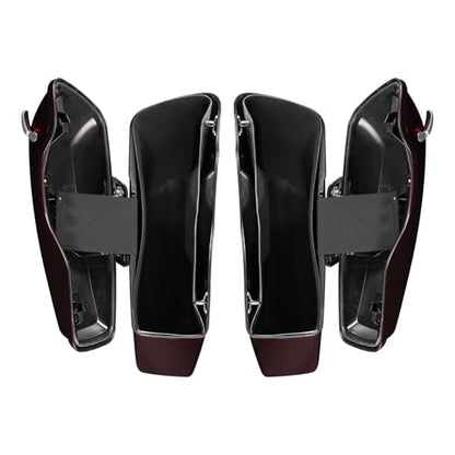 HR3 Twisted Cherry Hard Saddlebags Compatible with 2018-2019 Road Glide FLTRX 2018 Street Glide Special FLHXS Ultra Limited FLHTK Ultra Limited Low FLHTKL - color: Twisted Cherry