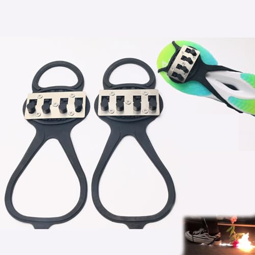 Bicycle Friction Spark Tool Pad, Bicycle Flint Pad, Foot Brake Sparking Foot Pressure Slider Riding Shoe Covers (Motorcycle, Scooter Accessories)