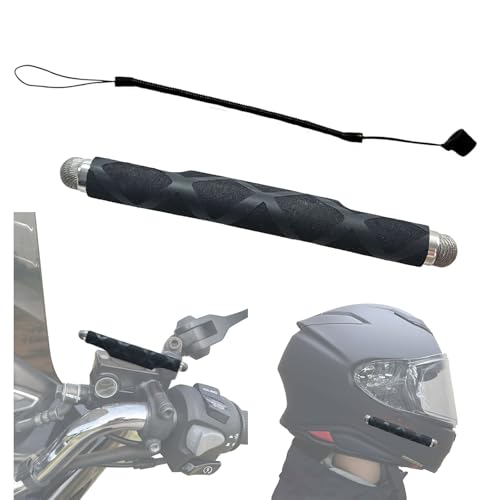 Motorcycle Stylus Pen, Magnetic Stylus for Phone, Touchscreen Stylus, Glove-Friendly Pen, Helmet Plate, Anti-Drop Strap, Tank Protection Film, 5 Colors - color: black