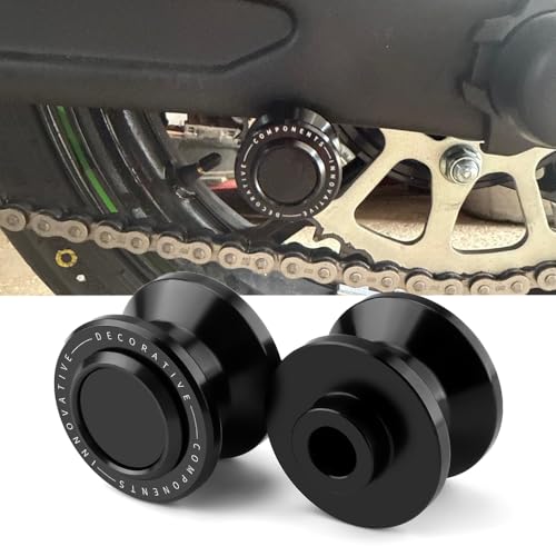 8MM Swingarm Spools Sliders Fit Ninja 400 500 NINJA650 ZX-6R ZX-10R Z900 Z650 Z400 GSXR6000 GSXR750 GSXR1000 CBR 600 CBR600RR CBR1000RR RR F2 F3 F4 F4i | M8 Universal Rear Frame Sliders Stand BK - color: black, size: M8