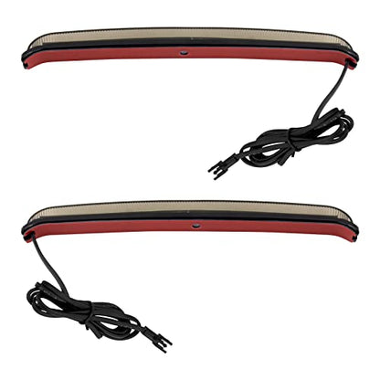 LED Saddlebag Tail Light with Running Brake Light and Sequential Turn Signal Lamp Fit for Harley Touring Street Glide Road King Road Glide Electra Glide Ultra Limited 2008-2013 (Smoked Lens) - color: 2008-2013 Smoke