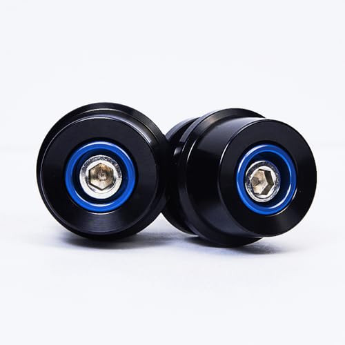 M6 Paddocks Swing Arm Spools For YZF R1 R3 R6 R7 R9 R25 R125 MT-03 MT-09 RS660 Tuareg 660 RSV4 RS 457 Shiver 750 Monster 695 696 950 821 796 937 Motorcycle Swingarm Spools Slider Stand Screw (Blue) - color: Blue