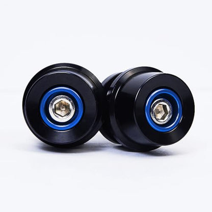 M6 Paddocks Swing Arm Spools For YZF R1 R3 R6 R7 R9 R25 R125 MT-03 MT-09 RS660 Tuareg 660 RSV4 RS 457 Shiver 750 Monster 695 696 950 821 796 937 Motorcycle Swingarm Spools Slider Stand Screw (Blue) - color: Blue