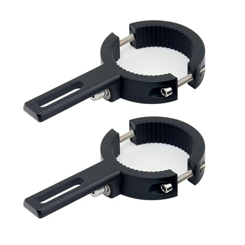 Motorcycle Spotlight Mount Brackets, Motorbike Tube Clamp Turn Signal Mounting Clamp Fog Light Holder for 1.5"-2.36" ATV UTV Roll Bar (2 Pcs)