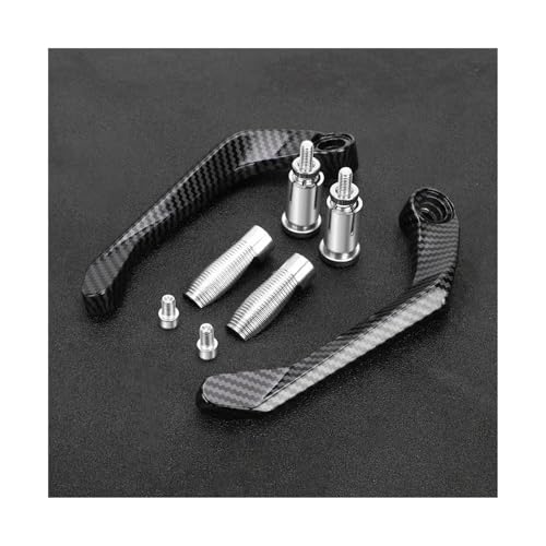 Motorcycle CNC Handlebar Handguard Brake Clutch Levers Hand Guard Protector For Ducati Monster 821 695 696 797 1200 1200S 1100(Silver) - color: Silver