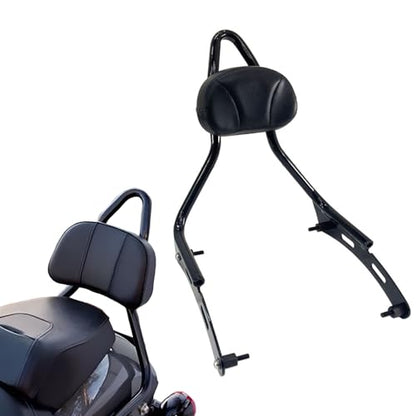 Motorcycle Passenger Backrest for Indian Chief Bobber Dark Horse 2022-2023, Road Glide Sissy Bar, Detachable Passenger Assembly Backrest Pad (Black)