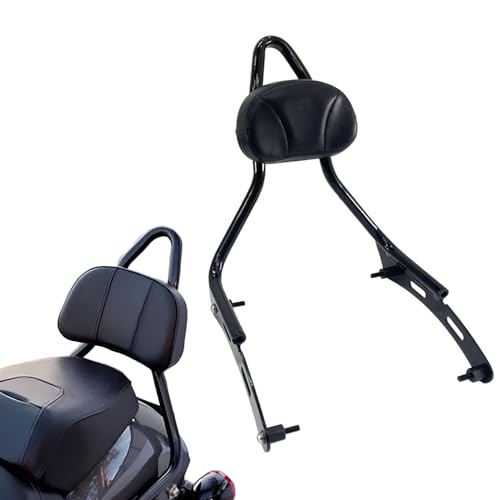 Motorcycle Passenger Backrest for Indian Chief Bobber Dark Horse 2022-2023, Road Glide Sissy Bar, Detachable Passenger Assembly Backrest Pad (Black)