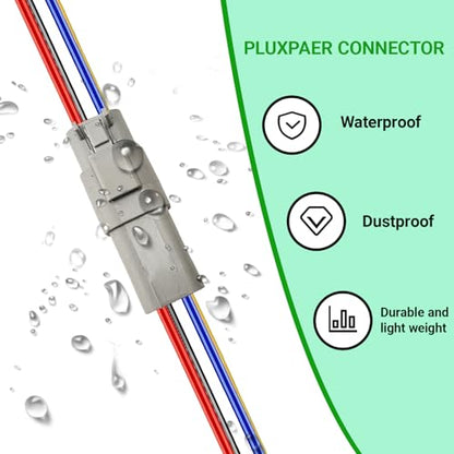 14 AWG 4 Pin DT Connector, 4 Wire Automotive Waterproof Electrical Connectors, 14 Gauge Male and Female Quick Connect Harness for Car Truck Boat -4 Pack - style: 4 Pin