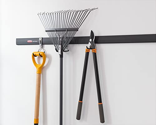 Rubbermaid FastTrack Compact Hook for Garage Organization, Soft Grip, Ideal For Cords/Ropes/Small Hoses/Camping Chairs - size: 1 Count (Pack of 1), style: Compact Hook