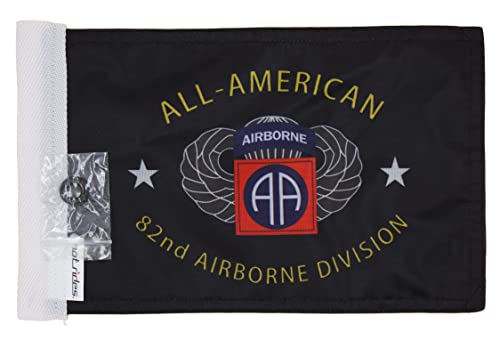 Durable Sleeve Boat Car Motorcycle Flag For Car and Boat Airborne 82nd Division 6 x 9 Inch - color: Airborne-82nd, size: 6X9