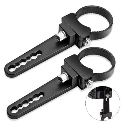 1.75" Bull Bar Tube Mount Clamps Universal Mounting Brackets Holder Kits for Led Hid Light Bar Jeep Wrangler Trucks Off-Road, 2pcs - size: 1.75 Inch