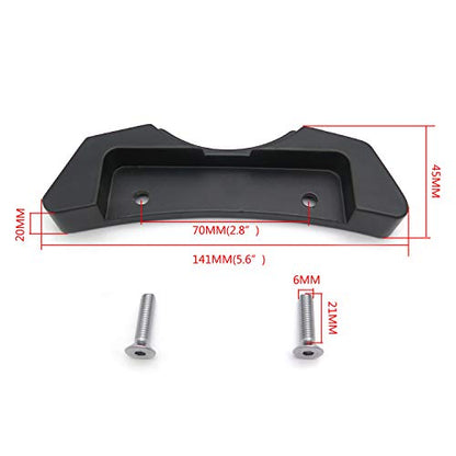 XKMT-Black Tank Pads Center Cover Compatible With Hayabusa Gsxr1300 1997-2012 BLACK Motorbike [B00YWCHUGO]