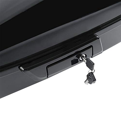 TCT-MOTORPARTS Completed Black Chopped Tour Luggage Trunk Bracket &Mounting Backrest Fit for 2014-2025 Harley Road Glide Street Glide Special Ultra Limited - color: Gloss Black Chopped Trunk+Black Rack