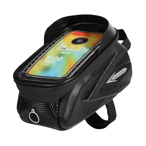 Motorcycle Frame Bag For Macfox, E-Bike Phone Holder Bag Hard Shell Waterproof For Macfox X1 X2 E-Bike Electric Bike Fat Tire Ebike